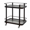 Woodard Et Cetera Aluminum Occasional Tea Cart