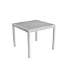 Teak Inlay Table - Gray  - Teak Inlay Table - Gray 