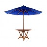 Teak Furniture Umbrella - Blue