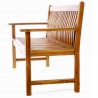 Teak Garden Wooden Bench - Side Angle