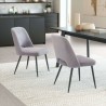 Zuo Modern Teddy Dining Chair in Gray - Lifestyle