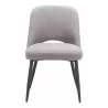 Zuo Modern Teddy Dining Chair in Gray - Front View - Zuo Modern Teddy Dining Chair in Gray - Front View