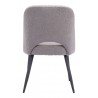 Zuo Modern Teddy Dining Chair in Gray - Back View