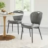 Zuo Modern Terrence Dining Chair (Set of 2) Vintage Gray- Lifestyle - Zuo Modern Terrence Dining Chair (Set of 2) Vintage Gray- Lifestyle