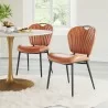 Zuo Modern Terrence Dining Chair (Set of 2) Vintage Brown- Lifestyle - Zuo Modern Terrence Dining Chair (Set of 2) Vintage Brown- Lifestyle