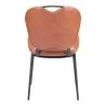 Zuo Modern Terrence Dining Chair (Set of 2) Vintage Brown- Back View - Zuo Modern Terrence Dining Chair (Set of 2) Vintage Brown- Back View