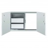 TrueFlame 36" 2-Drawer Dry Storage Pantry And Access Door Combo - Door Opened