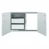TrueFlame 36" 2-Drawer Dry Storage Pantry And Access Door Combo - Door Opened - TrueFlame 36" 2-Drawer Dry Storage Pantry And Access Door Combo - Door Opened