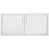 TrueFlame 36" 2-Drawer Dry Storage Pantry And Enclosed Cabinet Combo - front