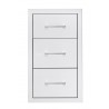 TrueFlame 17" Triple Drawer - Front