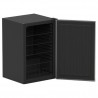 TrueFlame 4.1 Cu. Outdoor Rated Fridge With Upgraded SS Door & Handle - Angled and Opened