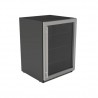 TrueFlame 5.1 Cu. Outdoor Rated Fridge With Glass Door - Angled and Closed