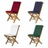 6 Piece Folding Table Set - Chair Swatches