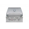 TrueFlame E Series 25" 3 Burner Gas Grill - Lid Closed