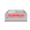 TrueFlame 30" Griddle Grill - Front and Opened