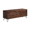 Crawford and Burke Tyrone Acacia Wood 46-inch Storage Bench, Front Angle