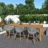 International Home Miami Amazonia 7-Piece Rectangular Patio Dining Set - Lifestyle - International Home Miami Amazonia 7-Piece Rectangular Patio Dining Set - Lifestyle