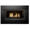 Sierra Flame Newcomb 36 Direct Vent Linear Gas Fireplace - Close-up - Sierra Flame Newcomb 36 Direct Vent Linear Gas Fireplace - Close-up
