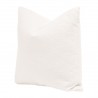 Essentials For Living The Basic 22" Essential Pillow in Performance Boucle Snow - Set of Two in Front Side Angle