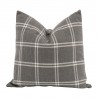 Essentials For Living The Basic 22" Essential Pillow in Performance Walden Smoke - Set of Two in Front Angle