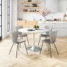 Thibideaux Dining Chair (Set of 2) in Light Grey- Lifestyle 1 - Thibideaux Dining Chair (Set of 2) in Light Grey- Lifestyle 1