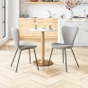 Thibideaux Dining Chair (Set of 2) in Light Grey- Lifestyle 2