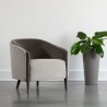 Sunpan Sheva Lounge Chair Erndst Sandstone-Meg Ash - Lifestyle