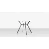 Source Furniture Tides Aluminum Grande Dining Table Base - Source Furniture Tides Aluminum Grande Dining Table Base