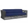 Milano Sofa in Echo Midnight w/ Self Welt - Front Side Angle