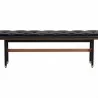 Sunpan Staten Bench Black - Front Angle - Sunpan Staten Bench Black - Front Angle