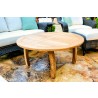 Tortuga Outdoor Jakarta Teak Round Coffee Table Set