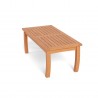 Tortuga Outdoor Jakarta Traditional Coffee Table (20" X 40") Side