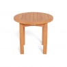 Tortuga Outdoor Jakarta 20" Round Side Table Front