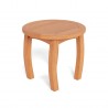 Tortuga Outdoor Jakarta 20" Round Side Table - Side View