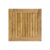 Florida Seating TK-TP Teak Tops - Square  - 24x24