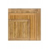 Florida Seating TK-TP Teak Tops - Square  - Size Variations