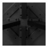 Moe's Home Collection Parq Round Dining Table Black - Angle