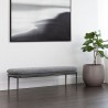 Sunpan Koffi Bench Gun Rey-Chacha Grey Antonio Charcoal - Lifestyle