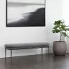 Sunpan Koffi Bench Gun Rey-Chacha Grey Antonio Charcoal - Lifestyle - Sunpan Koffi Bench Gun Rey-Chacha Grey Antonio Charcoal - Lifestyle