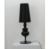 Daniel Table Lamp Black Carbon Steel Fabric