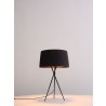 Paige Table Lamp Black - Lifestyle