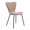 Tollo Dining Chair in Brown- side view 2