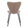 Tollo Dining Chair in Brown- back view 1