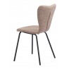 Tollo Dining Chair in Brown- side view 3