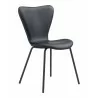Dining Chair in Black- side view 2 - Dining Chair in Black- side view 2