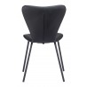 Dining Chair in Black- back view 1