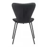 Dining Chair in Black- back view 1 - Dining Chair in Black- back view 1