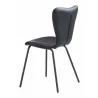 Dining Chair in Black- side view 3 - Dining Chair in Black- side view 3