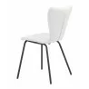 Dining Chair in White- back view 1 - Dining Chair in White- back view 1