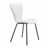 Dining Chair in White- side view 2 - Dining Chair in White- side view 2